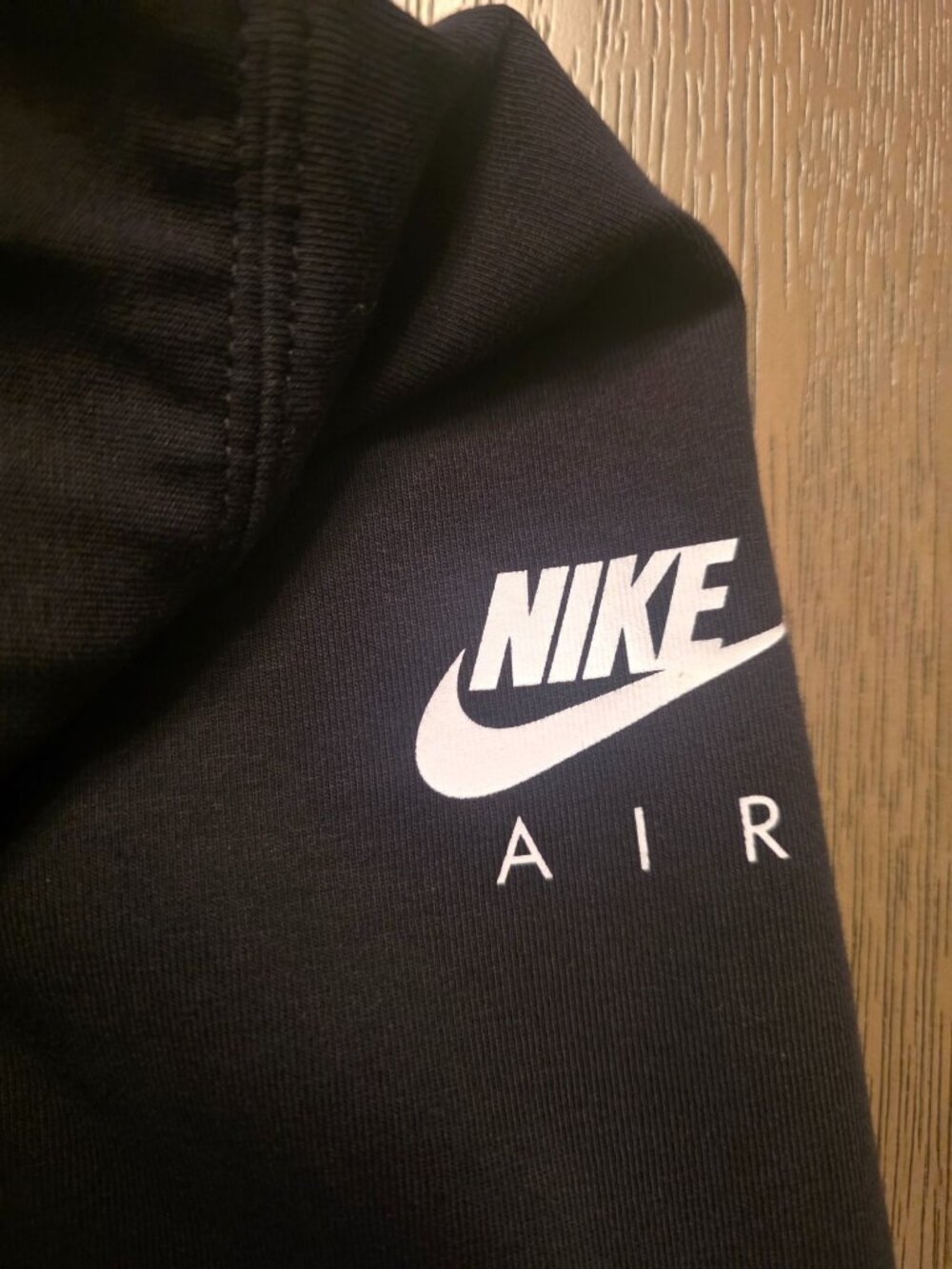 NIKE Air Ladies Graphic Black Zip Front Leggings M Large Spell Out - CJ9968-010 - Picture 7 of 11